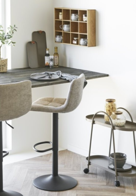 Middelfart grå barstol