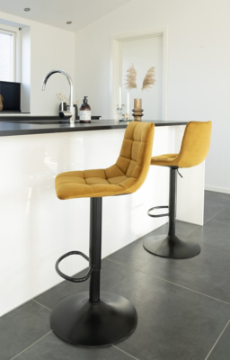 Middelfart sennepsgul barstol