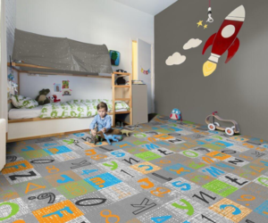 Jumpy Boucle gulvtæppe - Griffin - REST 115X400 CM.