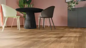 3-stavs parketgulv, Eg børstet - KAMPAGNE