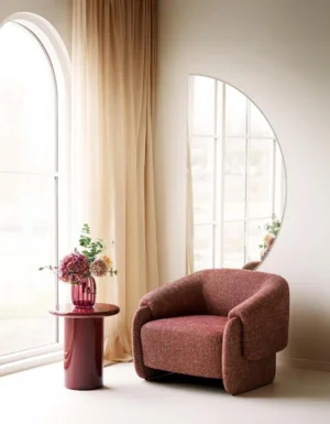 Hamilton Loungestol i farven bordeaux - UDSOLGT TIL UGE 29