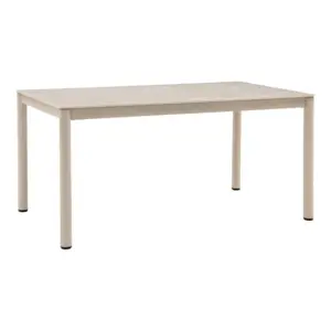 Alcudia, Spisebord m. sandfarvet keramikbordplade - 160 cm.