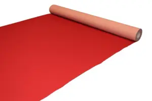 Messetæppe - Bordeaux rød Løber i nålefilt  - REST 200X200 CM.