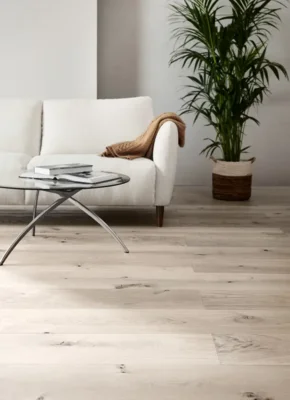Trægulv - Eg Palazzo plank, børstet invisible matlak