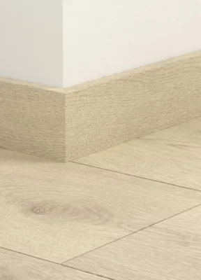 Fodpanel til laminatgulv - Light Beige Oak