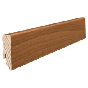Fodpanel til trægulv, Røget eg, 16x58 mm. Oliebehandlet