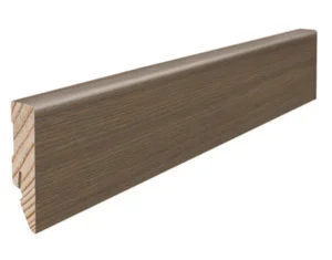 Fodpanel til trægulv, Eg Konkyliegrå, 16x58 mm. Oliebehandlet