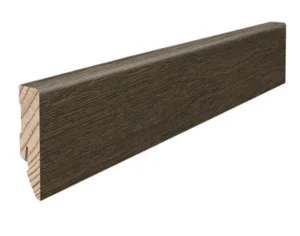 Fodpanel til trægulv, Eg sivbrun, 16x58 mm. Oliebehandlet