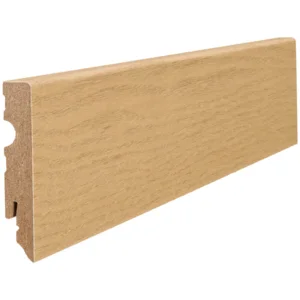 Fodpanel til trægulv, Eg Invisible, 15x80 mm. Oliebehandlet