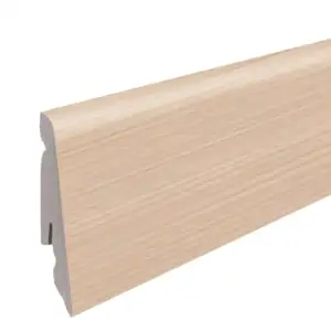 Fodpanel til laminatgulv, Ahorn, 19x58 mm.