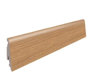 Fodpanel til laminatgulv, Eg Emilia honning, 19x58 mm.