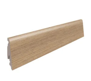 Fodpanel til laminatgulv, Eg Emilia puro, 19x58 mm.