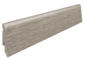 Fodpanel til laminatgulv, Eg Flavia grå, 19x58 mm.