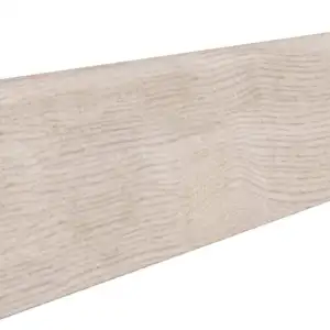 Fodpanel til laminatgulv, Eg Siena Fløjlshvid, 19x58 mm.