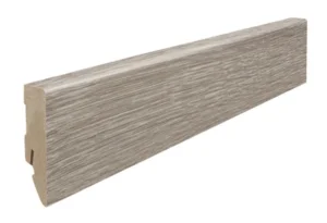 Fodpanel til laminatgulv, Eg Flavia grå, 16x58 mm.