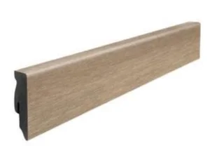 Fodpanel til laminatgulv, Eg Veneto Crema, 16x58 mm.
