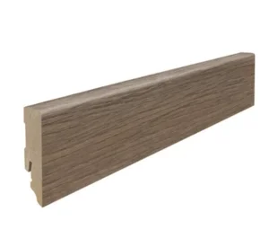 Fodpanel til laminatgulv, Grafiteg, 16x58 mm.