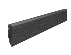 Fodpanel til laminatgulv, Eg Contura Sort, 16x58 mm.