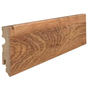 Fodpanel til laminatgulv, Eg Altholz, 15x80 mm.