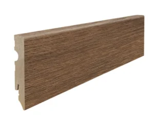 Fodpanel til laminatgulv, Eg eleganza røget, 15x80 mm.