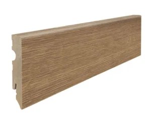 Fodpanel til laminatgulv, Eg Savona natur, 15x80 mm.