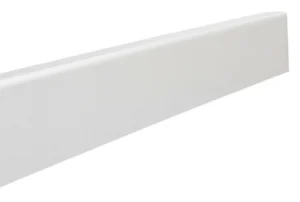 Fodpanel til trægulv/DISANO, Hvid 19x58 mm. Mat strong folieret