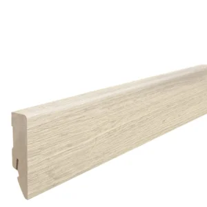 Disano Fodpanel til designgulv 16x58 mm., Eg Sheffield cremehvid