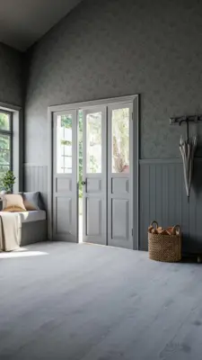 iD Click Ultimate 55 Plank, Scandinavian Oak Medium Grey -
