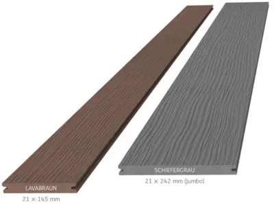 Megawood Premium terrasseplank Barfod Plus - 21x242 mm 