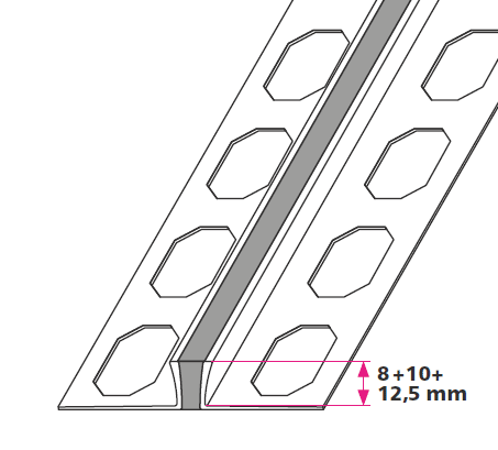 Expansion joint profile - without holes
