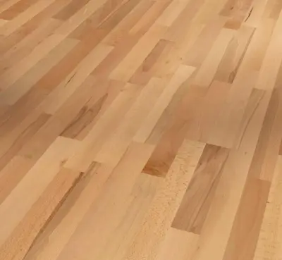 Wooden floor Classic 3060 - Beech, 3-strip Living matt lacquer