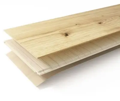 Tregulv Classic 3060 - Eik, Planke Living hvit matt lakk