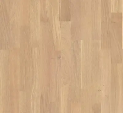 Wooden floor Classic 3060 - Oak, 3-strip Living white matt lacquer