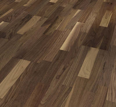 Trægulv Classic 3060 - Valnød, 3-stavs Living mat lak 