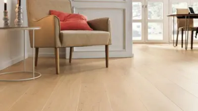 Haro plankegulv - Eg lyse hvid Markant børstet pD - RESTSALG