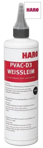 Hvitt PVAC-D3 lim for laminat- og korkgulv (vanntett)