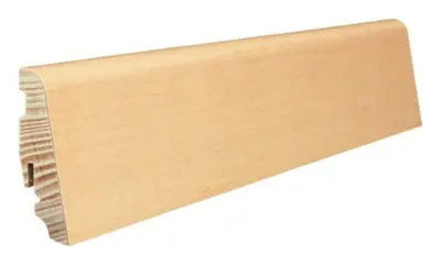 Fodpanel til trægulv, 19 x 58 mm. mat lak