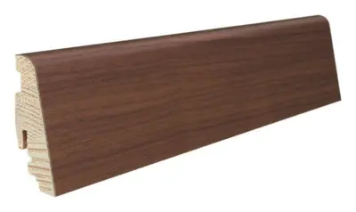 Foot panel for wooden floor, 19 x 58 mm. matt lacquer