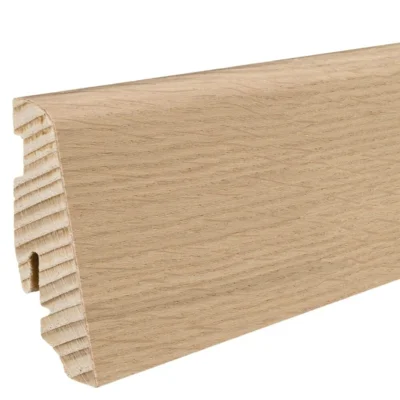 Fodpanel til trægulv, 19 x 58 mm. mat lak
