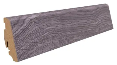 Foot panel for laminate flooring, 19 x 58 mm.