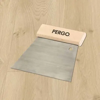 Adhesive tile for gluing vinyl flooring