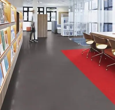 Linoleum flooring Marmoleum Concrete - Red Shimmer