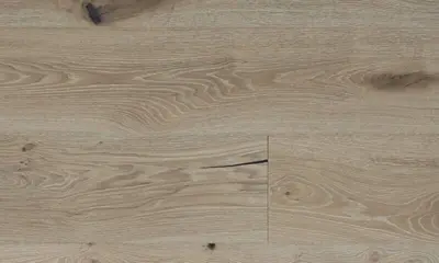 Wooden floor - Oak Manor shelf, Brushed white matt lacquer