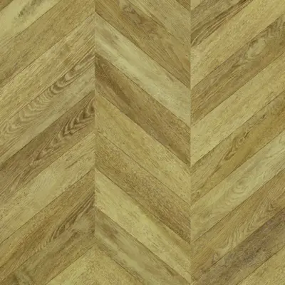 French herringbone laminate floor - Masterpiece Boho