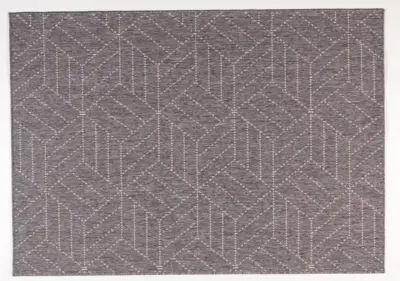 Outdoor rug, Brussels weave Cube Grey