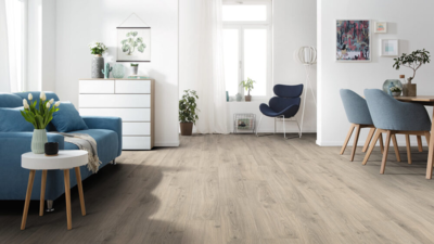 Haro laminatgulv - Plankegulv, Eg Emilia fløjlsgrå 