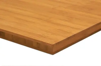 16 mm bamboo board - Plain pressed, Caramel