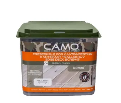 CAMO 4x60mm. Terrasseskruer Protech - 700 stk.