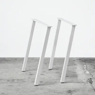 Table legs, for desk - Concave 69x60 cm.
