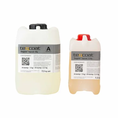 Teqpox® Klar Epoxy toplak - Sæt 